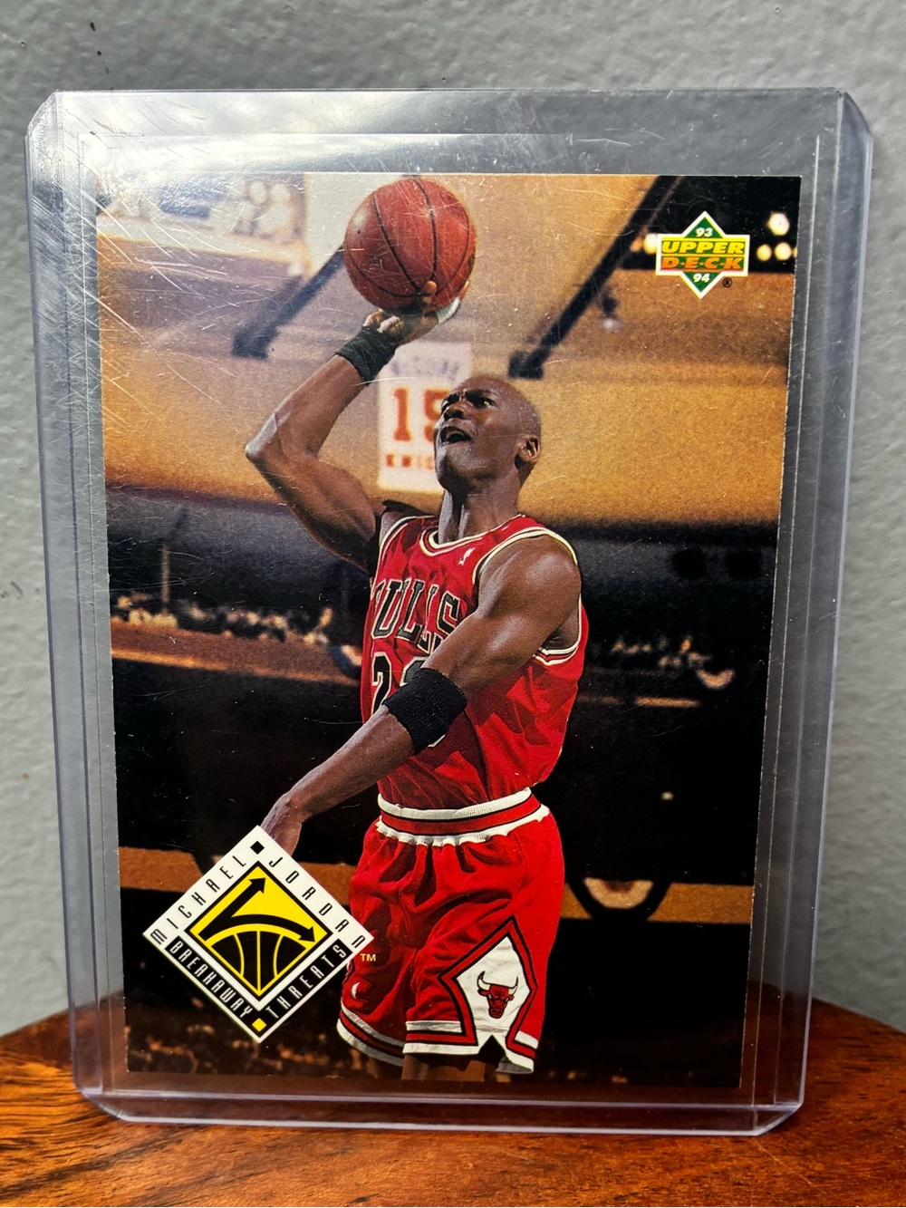 1993 Upper Deck Michael Jordan Breakaway Threats Card #438